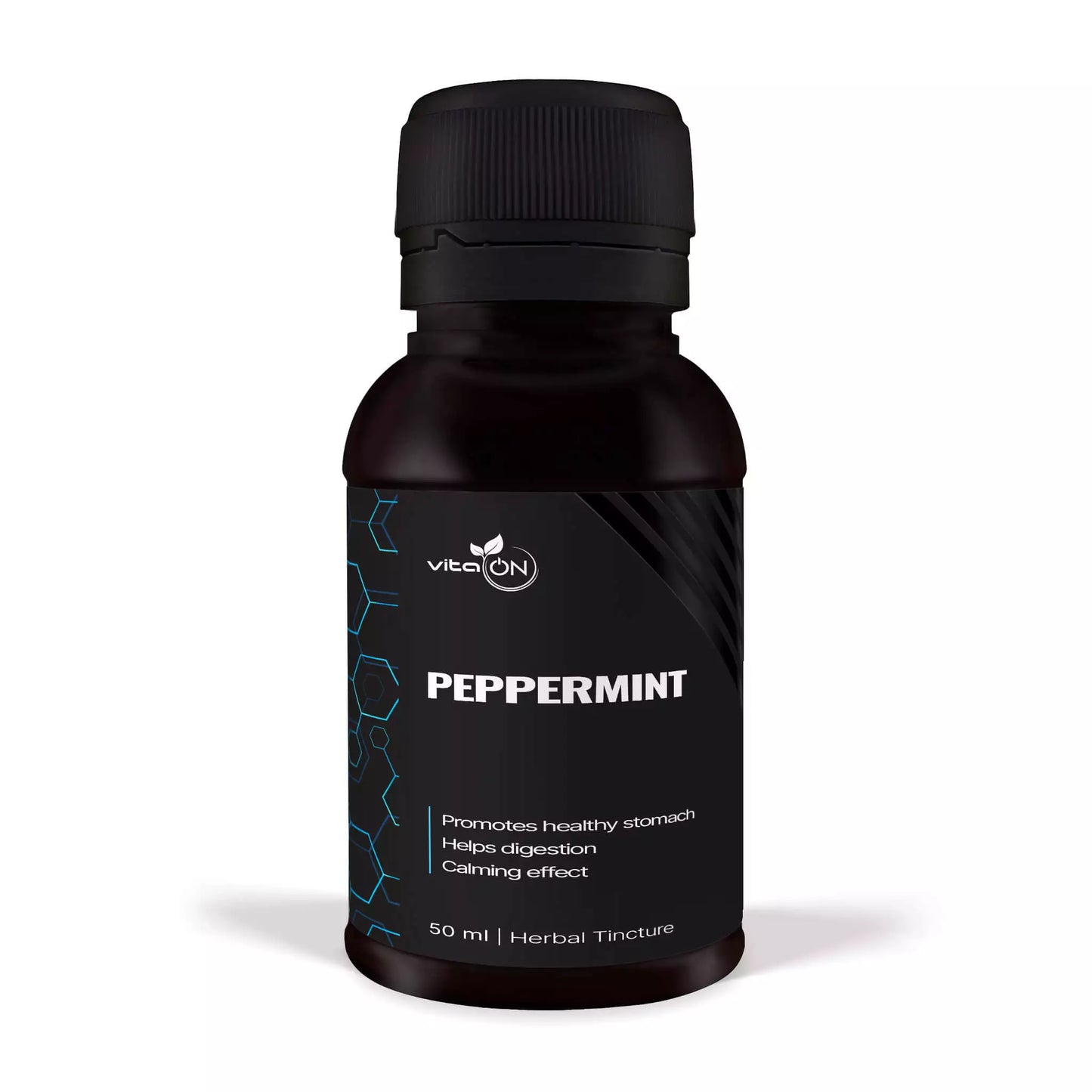 Peppermint tincture soothes the stomach lining, reduces spasms and has a relaxing effect on the nervous system.