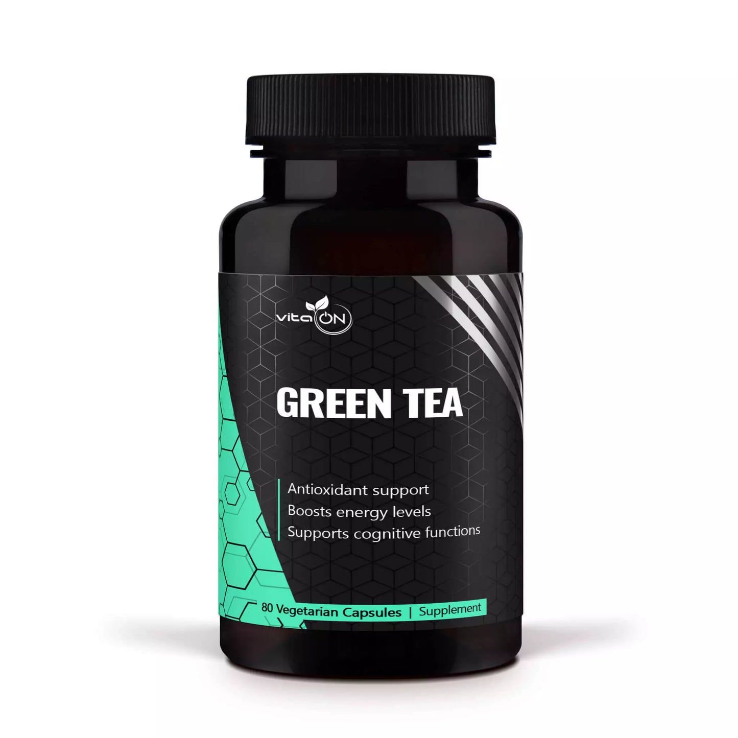 Green tea extract providing high energy levels, improved brain function and antioxidant protection.