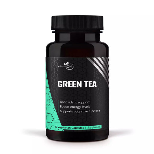 Green tea extract providing high energy levels, improved brain function and antioxidant protection.