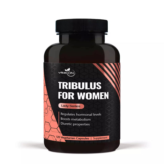 Tribulus terrestris extract, regulating hormonal balance, improves metabolism and the function of the excretory system.